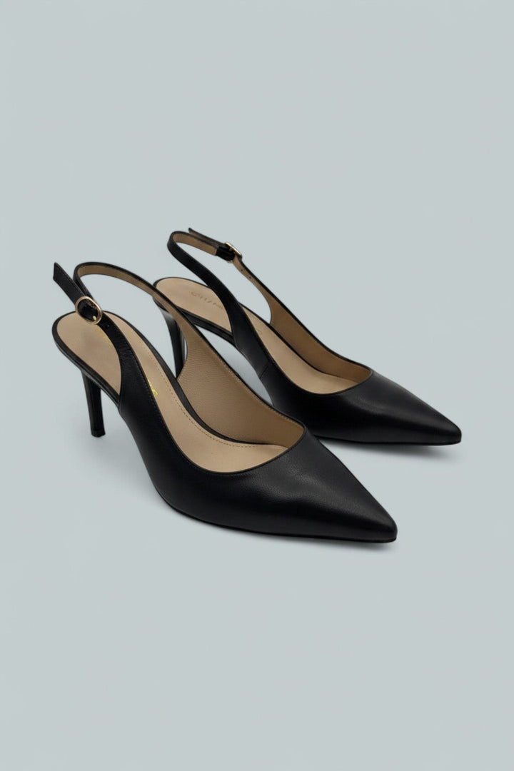 Womens Stuart Power Slingback Pumps - Black