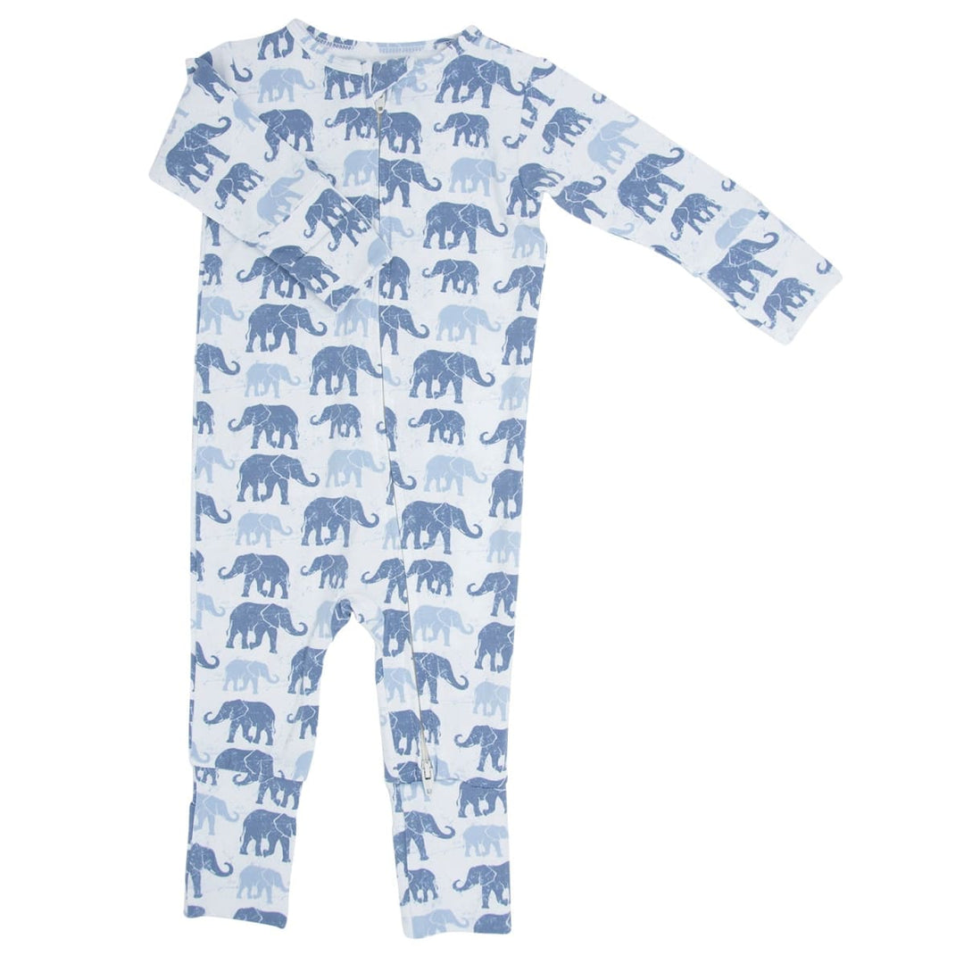 Blue Elephant Convertible Romper - Ethan's Elephants