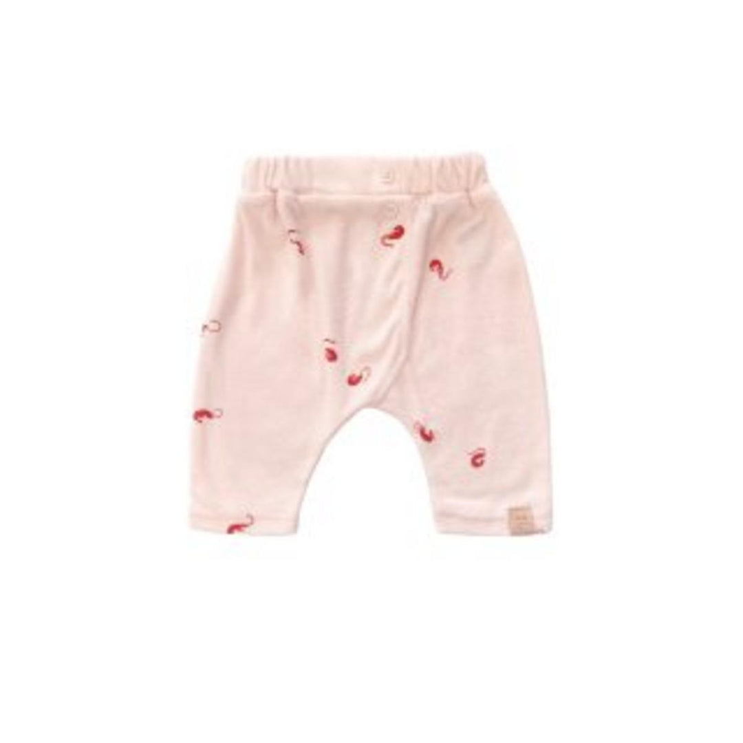 Baby Terry Harem Pants - Pink