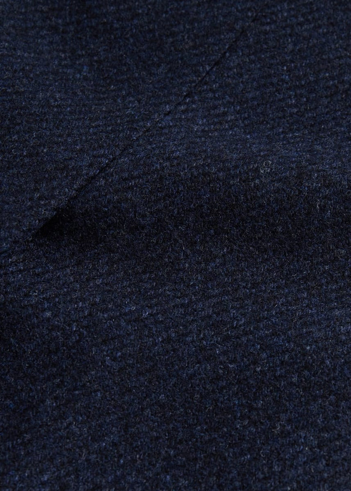 Wool & Cashmere Coat with Gilet - Navy - Trench Coat