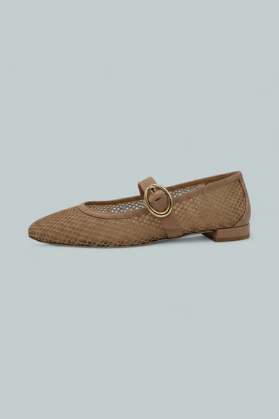 Arabella Mary Jane Flats - Ginger