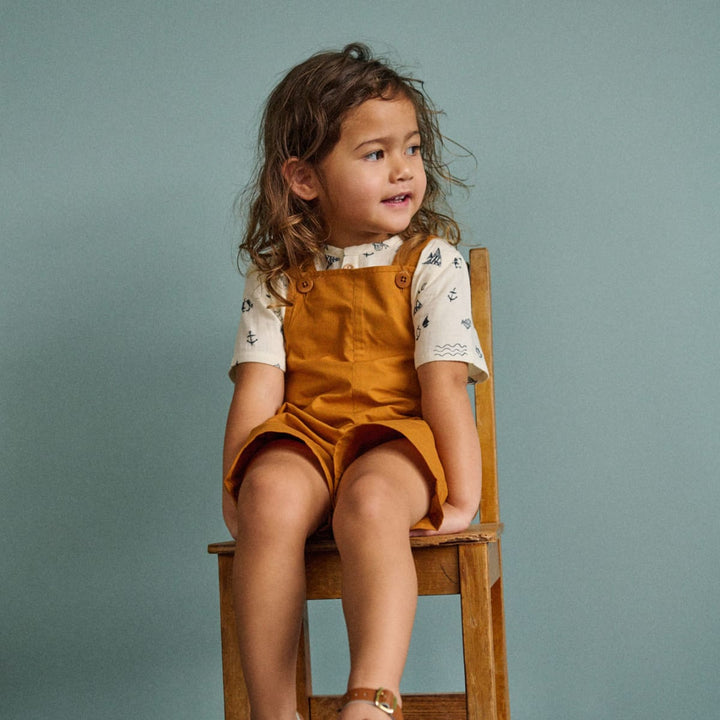 Short Sleeve Caravan Shirt - Atlantic Natural Print