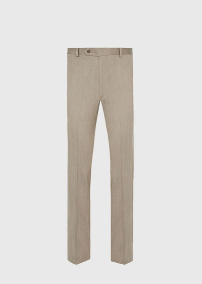 Wool Twill James Dress Trouser - Tan