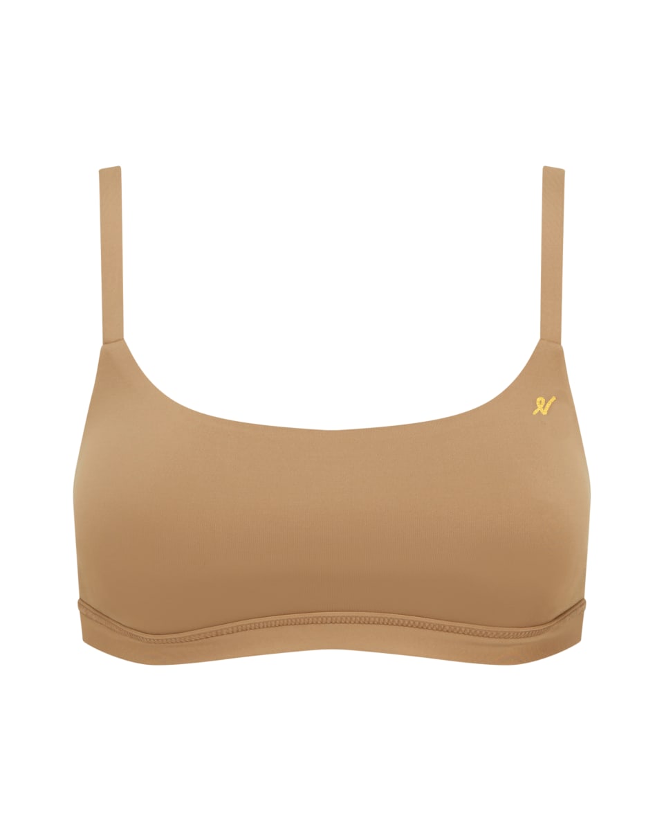 The Scoop Neck Bralette - Bare 03