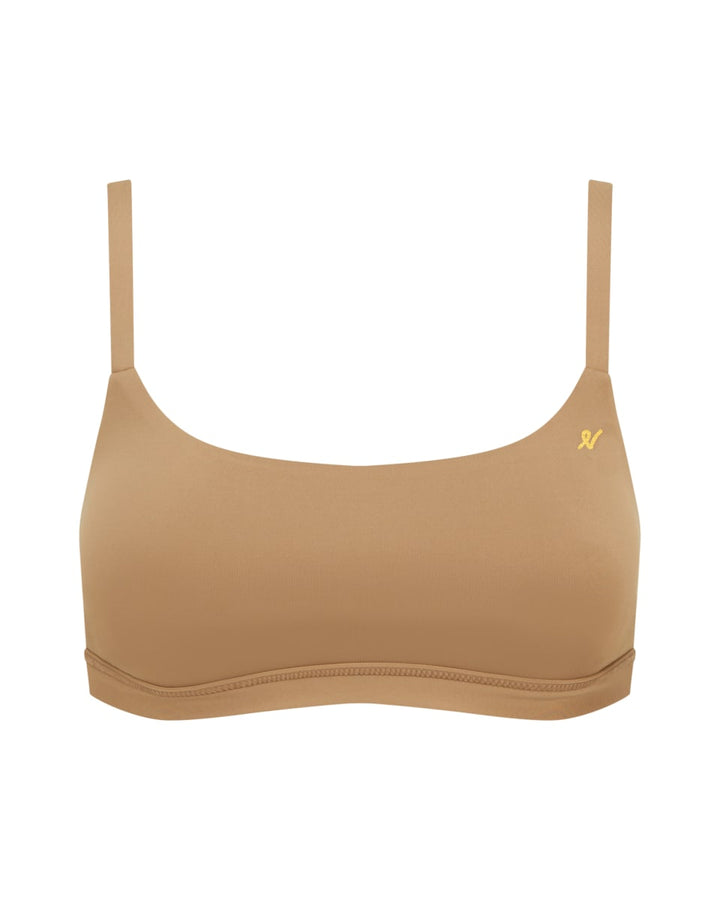 The Scoop Neck Bralette - Bare 03
