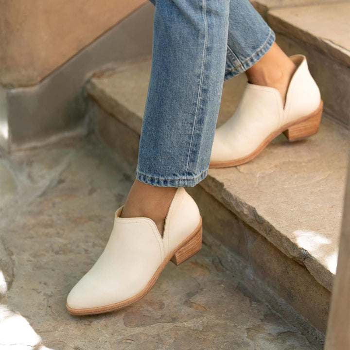 Mia Everyday Ankle Bootie - Bone - FINAL SALE