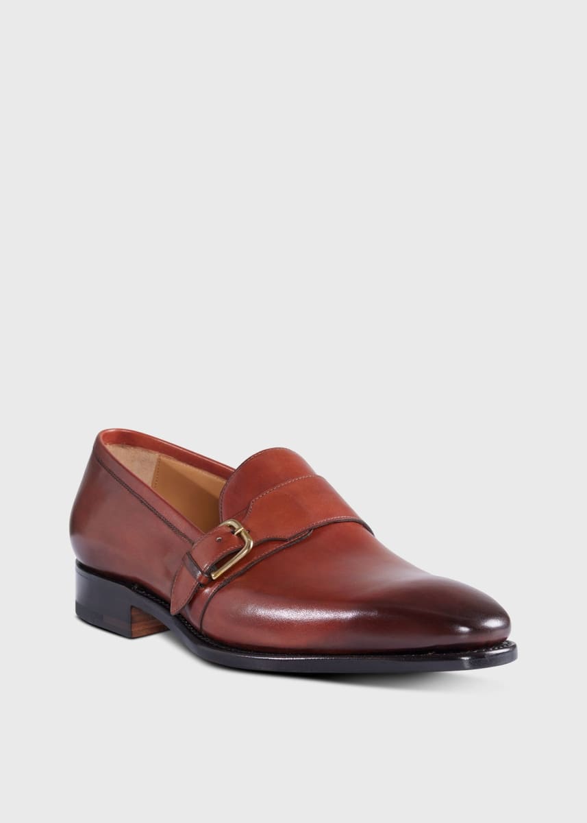 Scott Buckle Loafer - Cognac