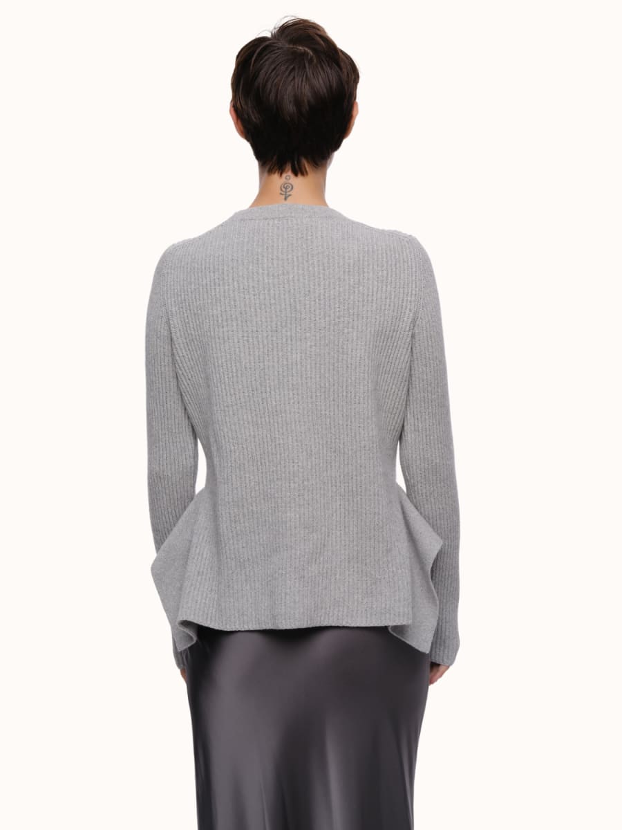 Sandra Crewneck - Light Heather Gray