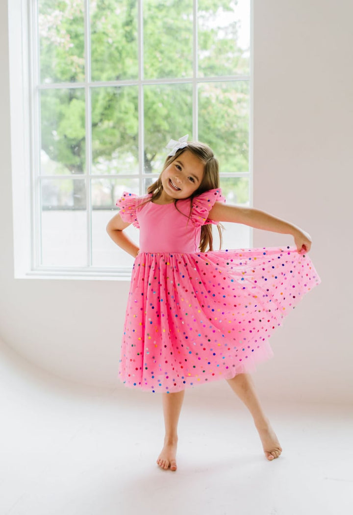 Olivia Dress - Confetti Pop