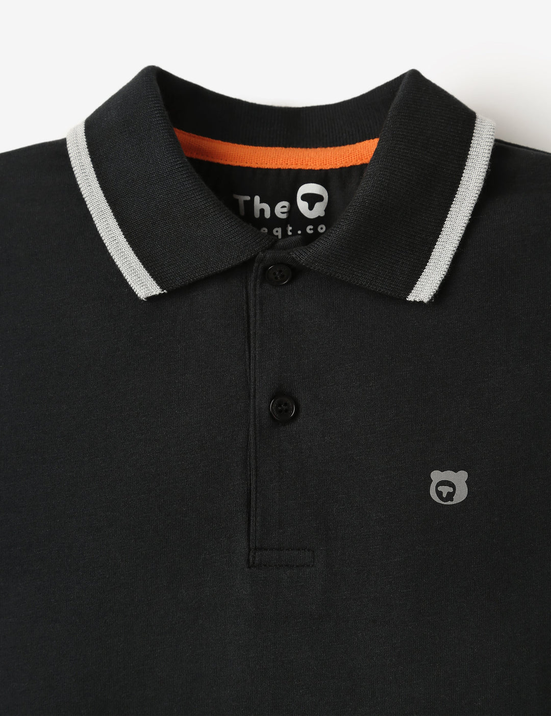 Organic LS Jersey Polo - Black Ink