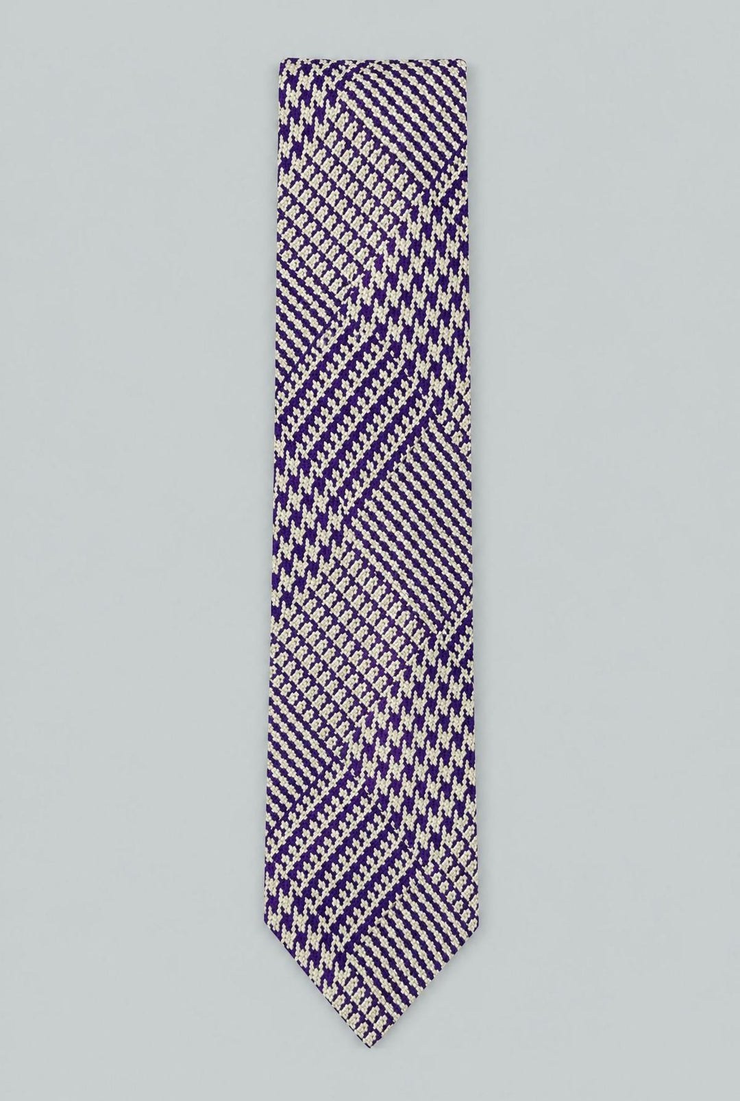 Woven Silk Plaid - Purple