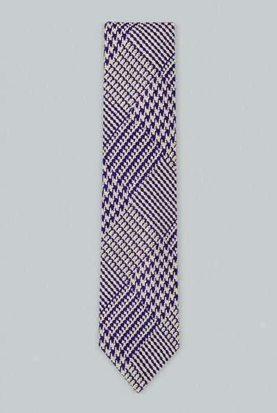 Woven Silk Plaid - Purple