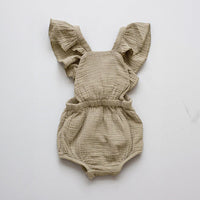 The Ruffle Romper - Sand