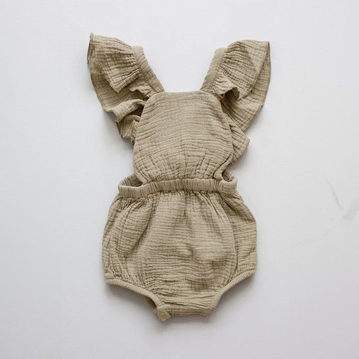 The Ruffle Romper - Sand