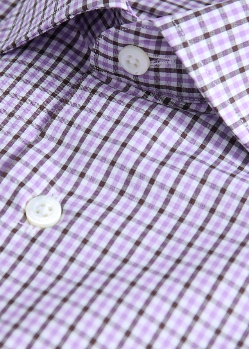 Cotton Classic Fit Sport Shirt - Lavender