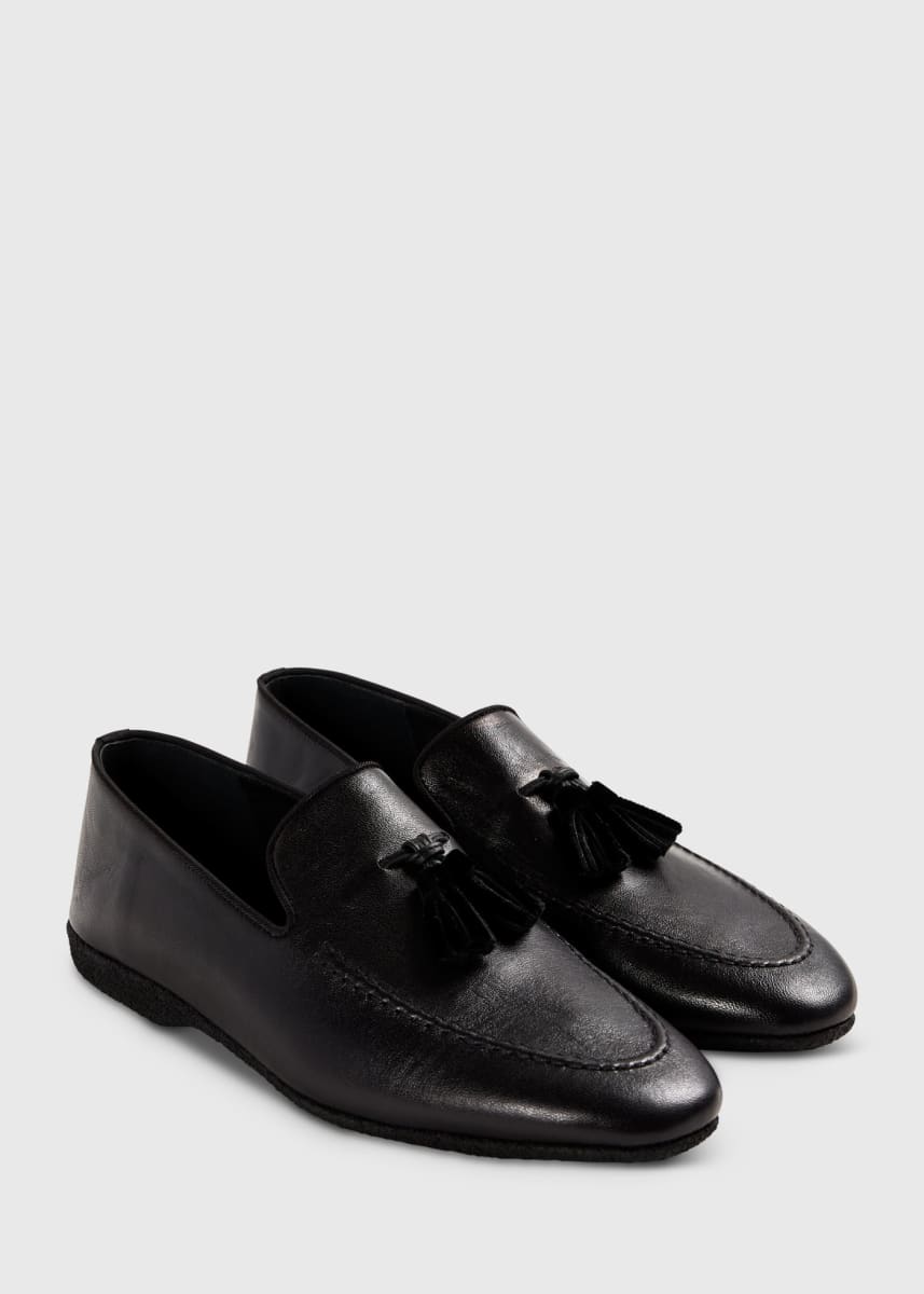 Hope Leather Slip-On - Black