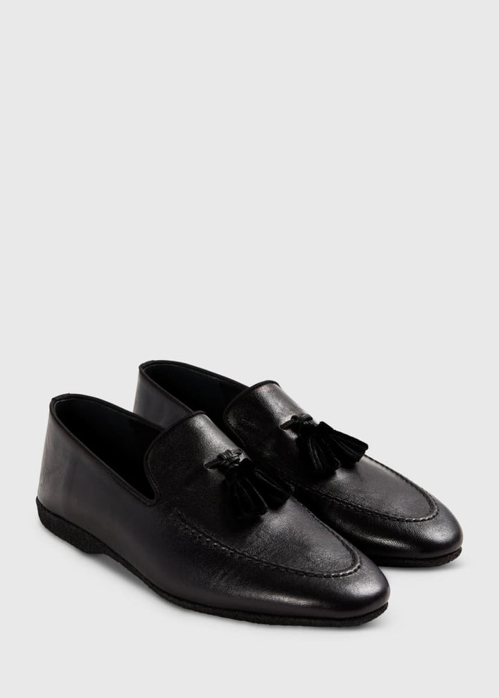 Hope Leather Slip-On - Black