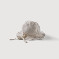 Baby Sun Hat - Stone Stripe