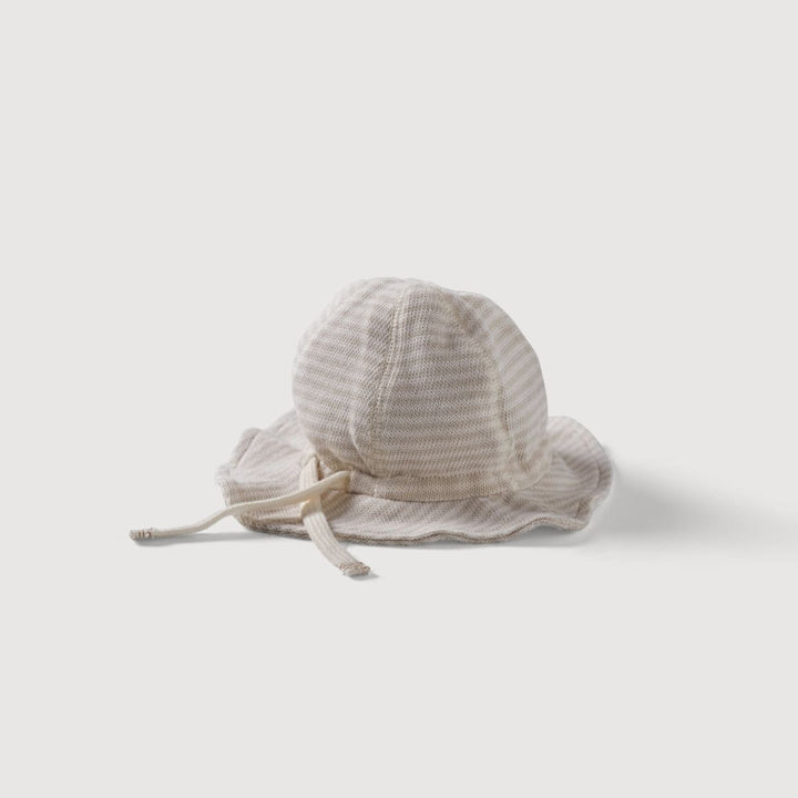 Baby Sun Hat - Stone Stripe