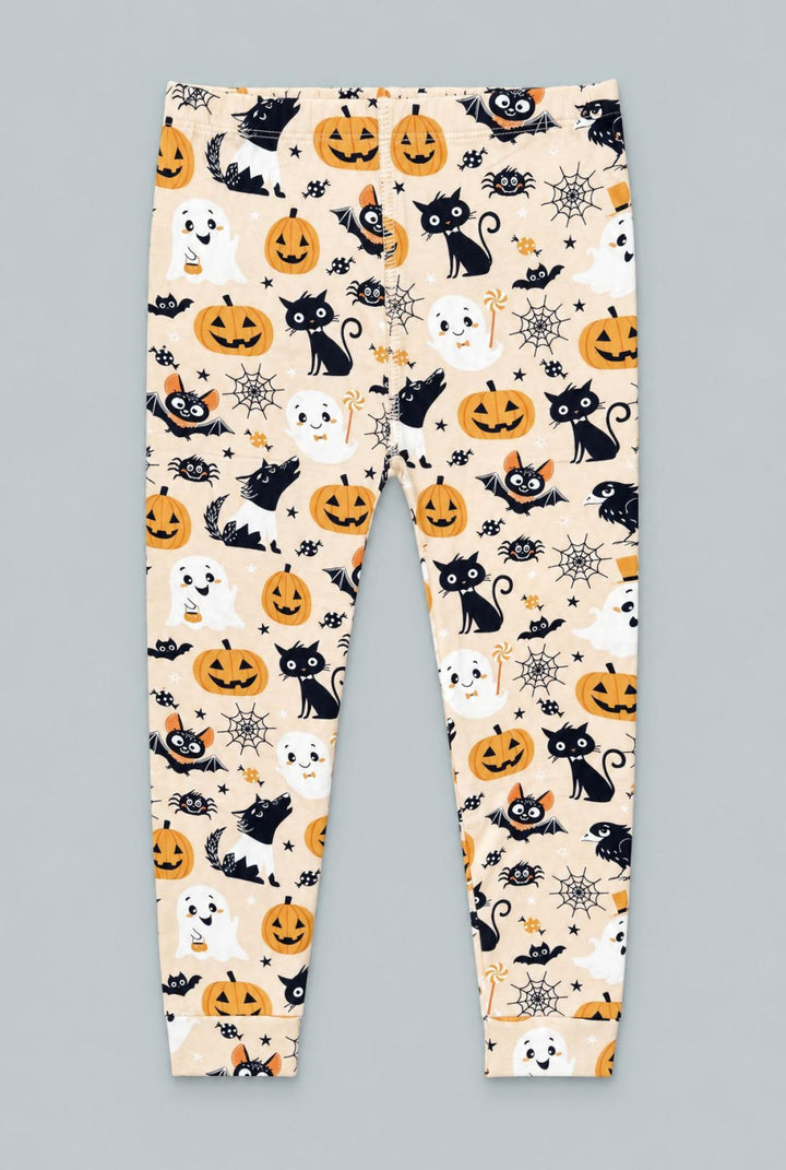 Pajama Set With Ghosts And Pumpkins - Trick Or Treat - Pajamas