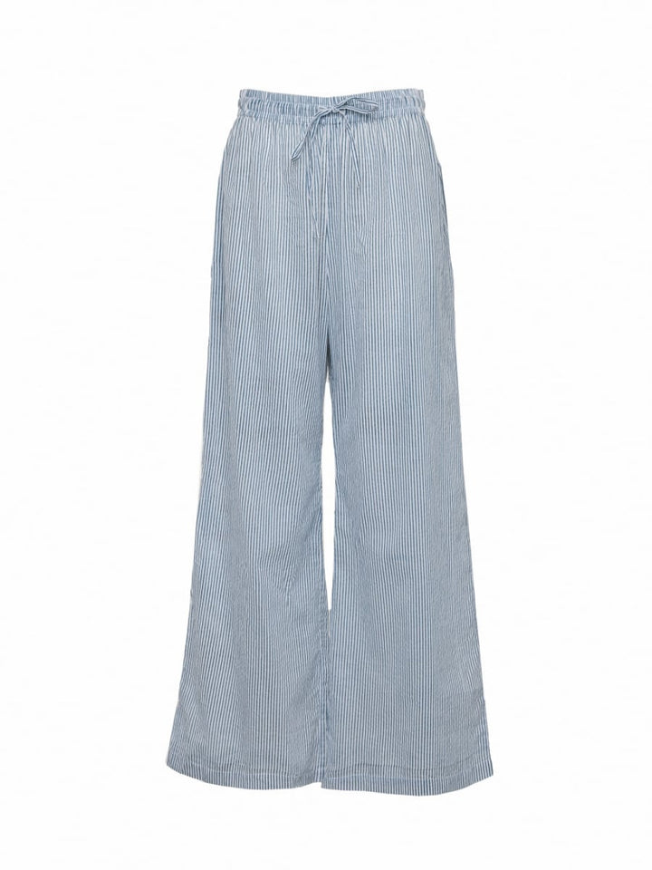 Palazzo Pants - Blue Stripe - Pants