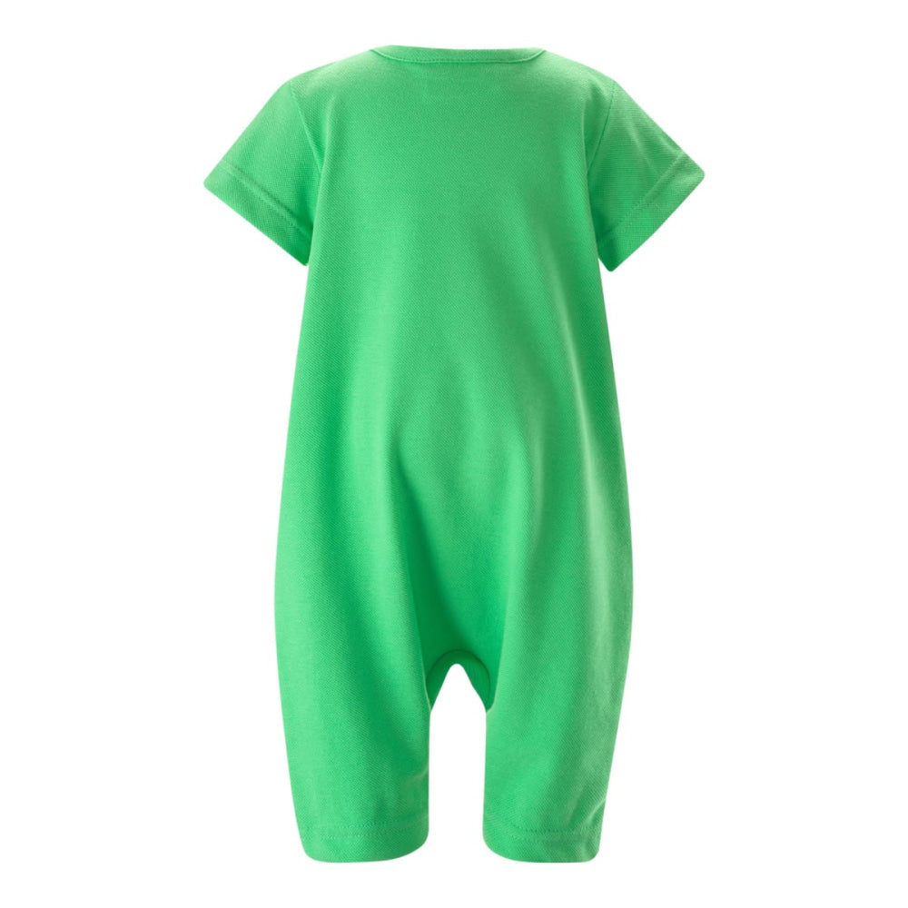 Palm Tree Jersey Applique Romper - Romper