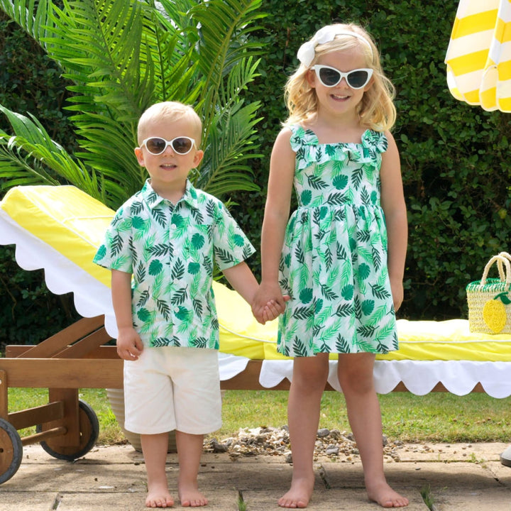 Palm Tree Sundress - Dresses