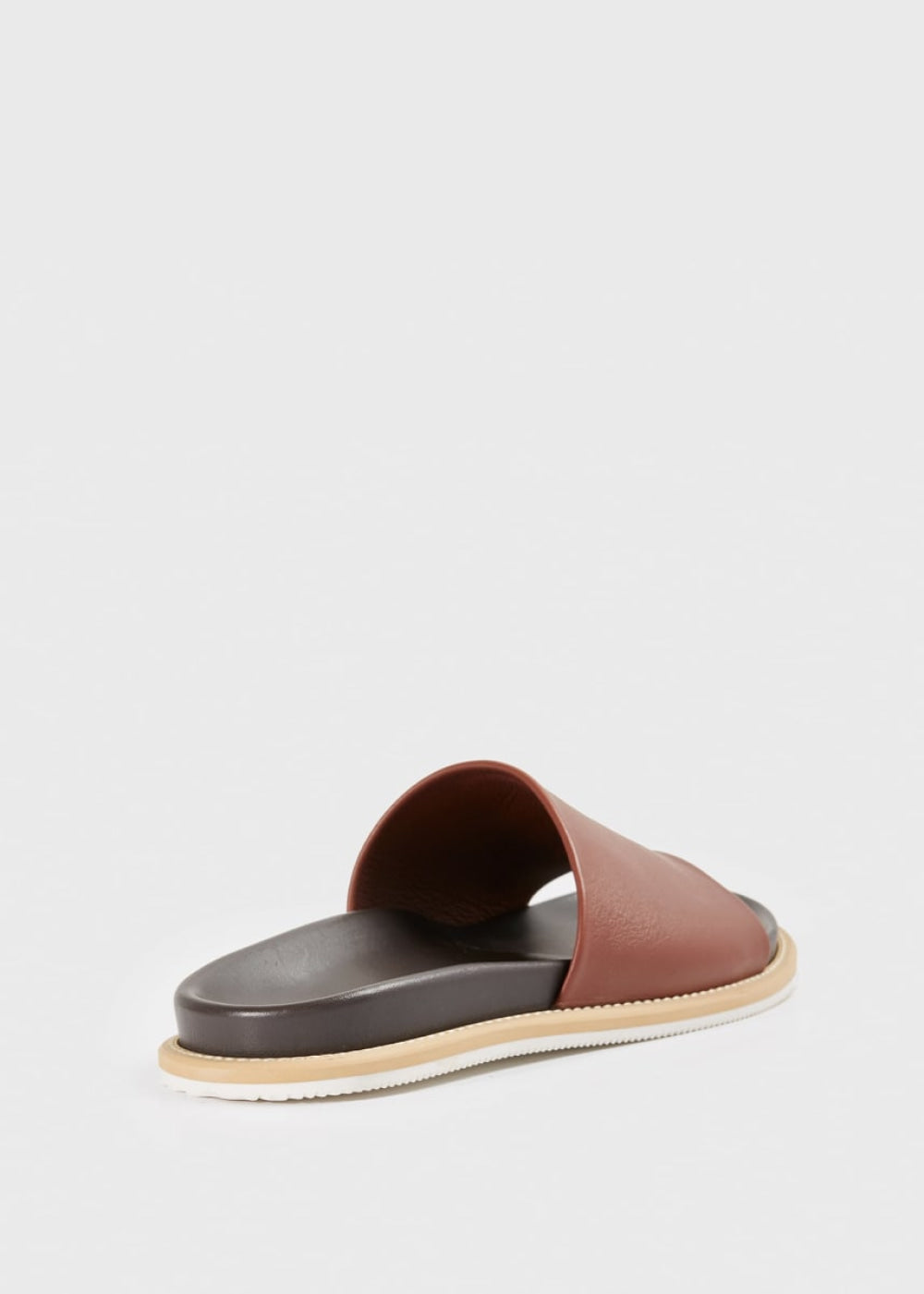 Palma Leather Slide - Cognac - Sandal