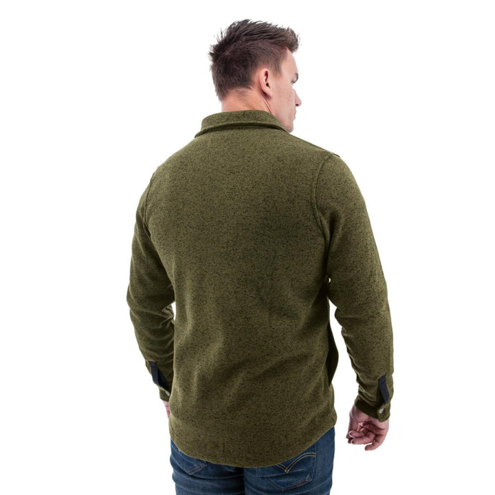 Palmer Fleece Shirt-Jac - Olive - Button Down Shirt