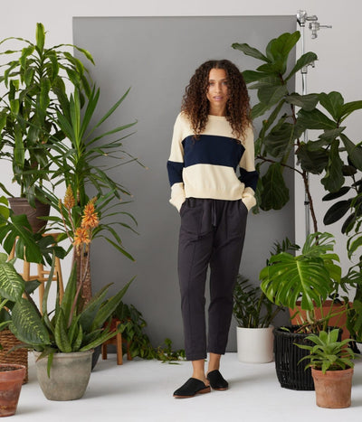 Palmer Sweater - Sun Fade/Dark Blue - Sweater