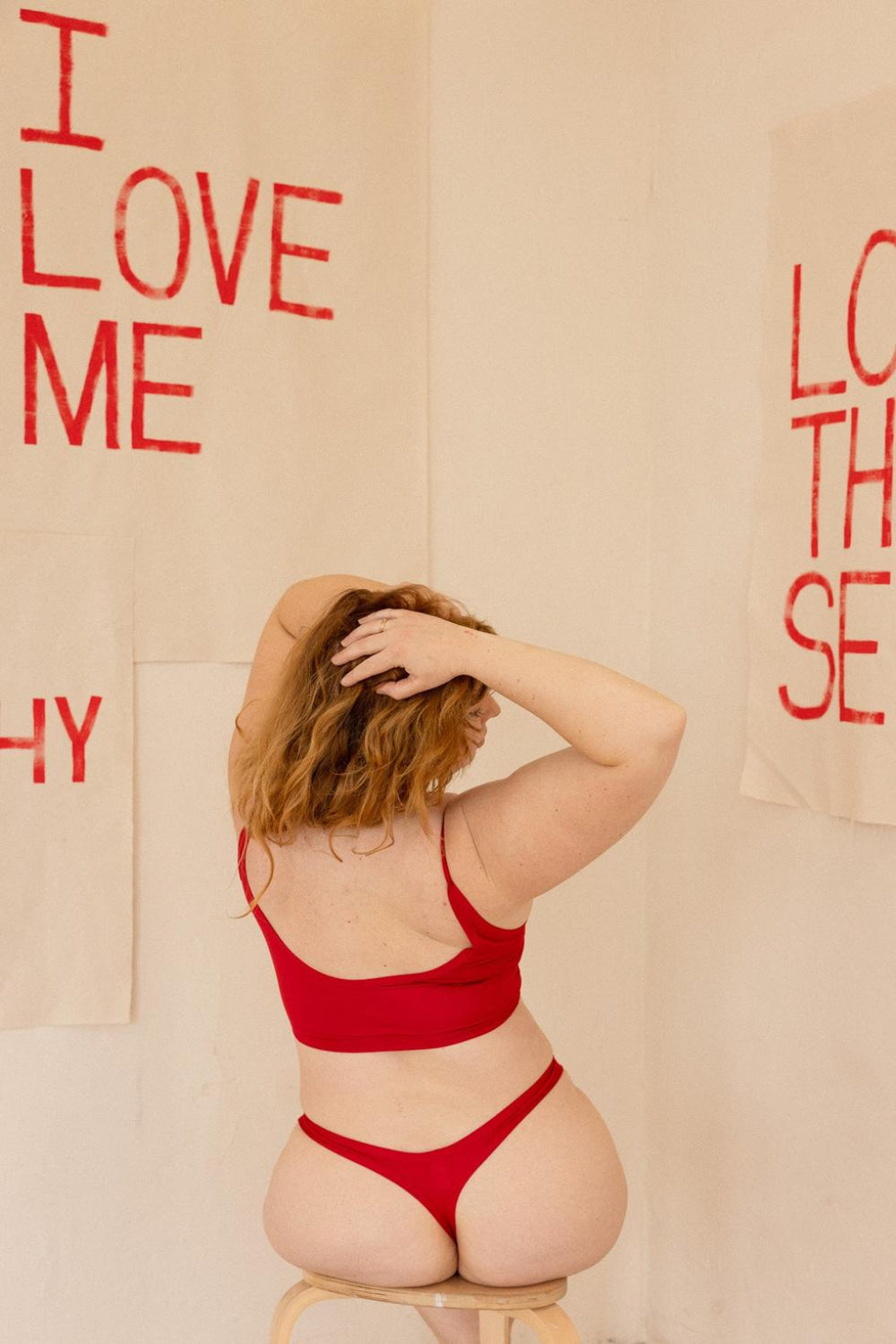 Palmer Thong - Scarlet - FINAL SALE - 2X - Underwear
