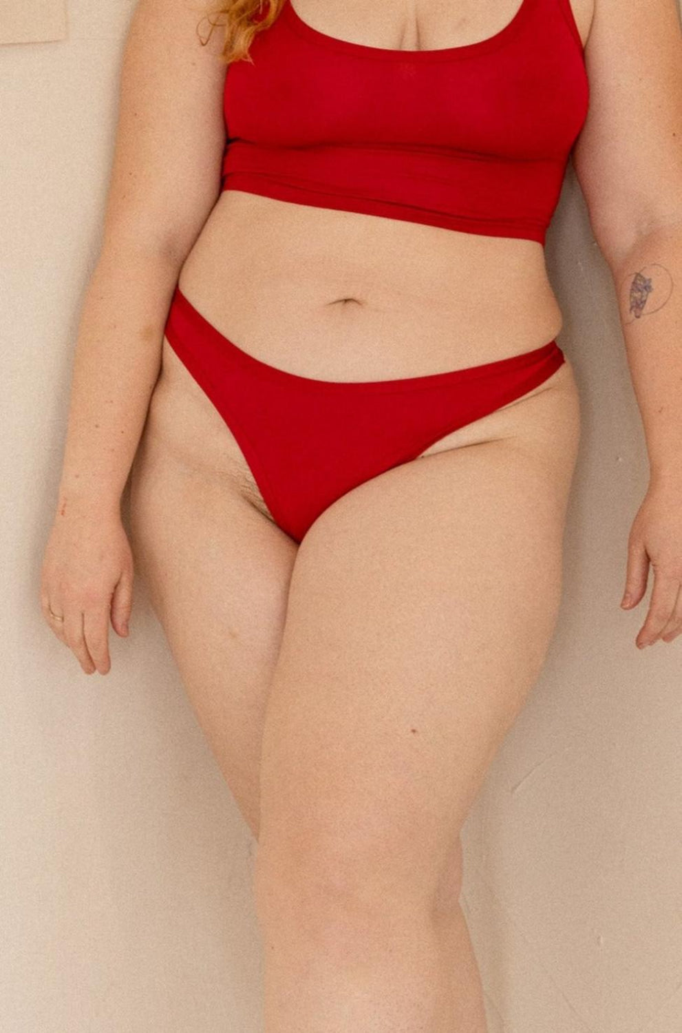 Palmer Thong - Scarlet - FINAL SALE - 2X - Underwear