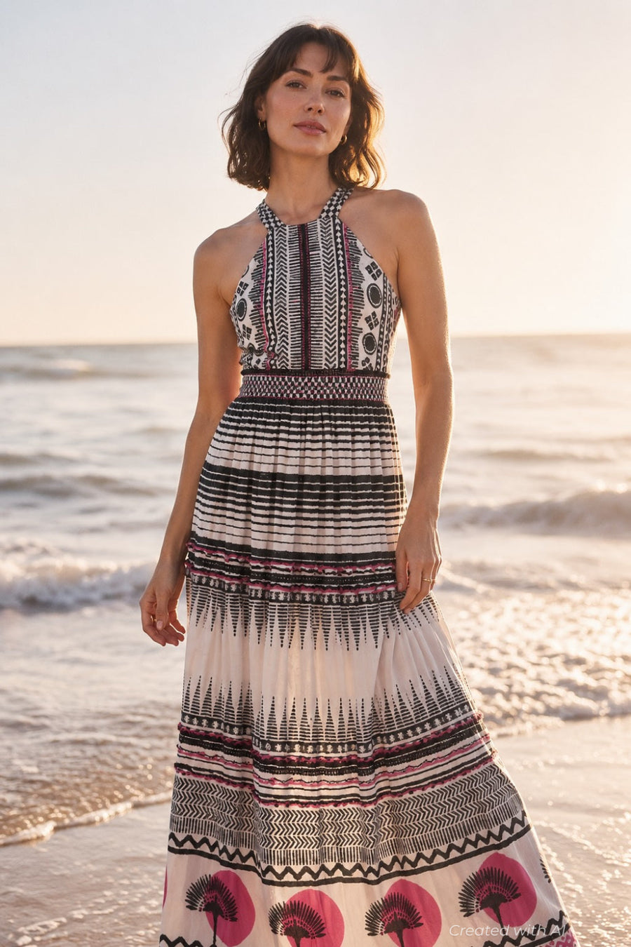 Paloma Maxi Dress - Black - Dresses