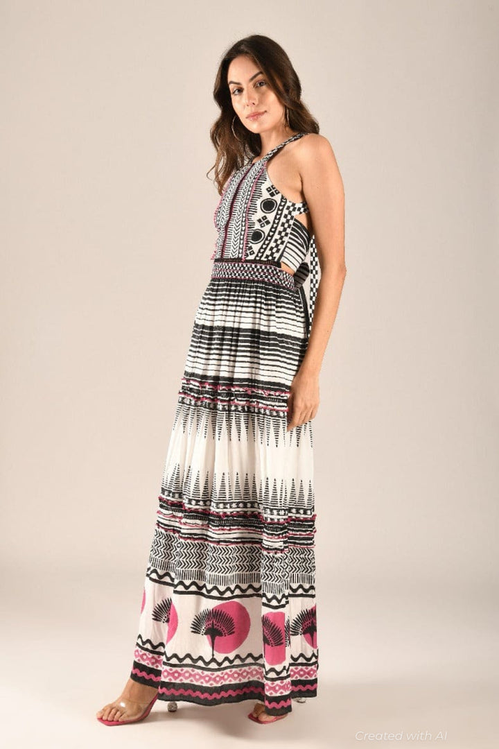 Paloma Maxi Dress - Black - Dresses
