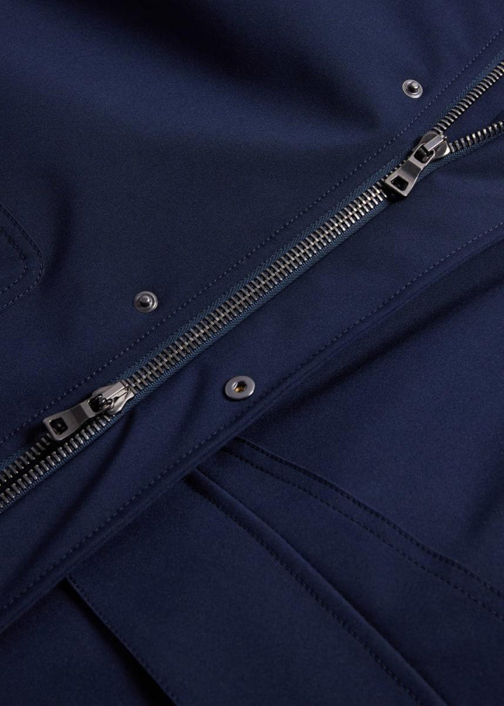 Parka With Detachable Hood - Navy - Jacket