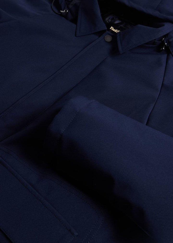 Parka With Detachable Hood - Navy - Jacket