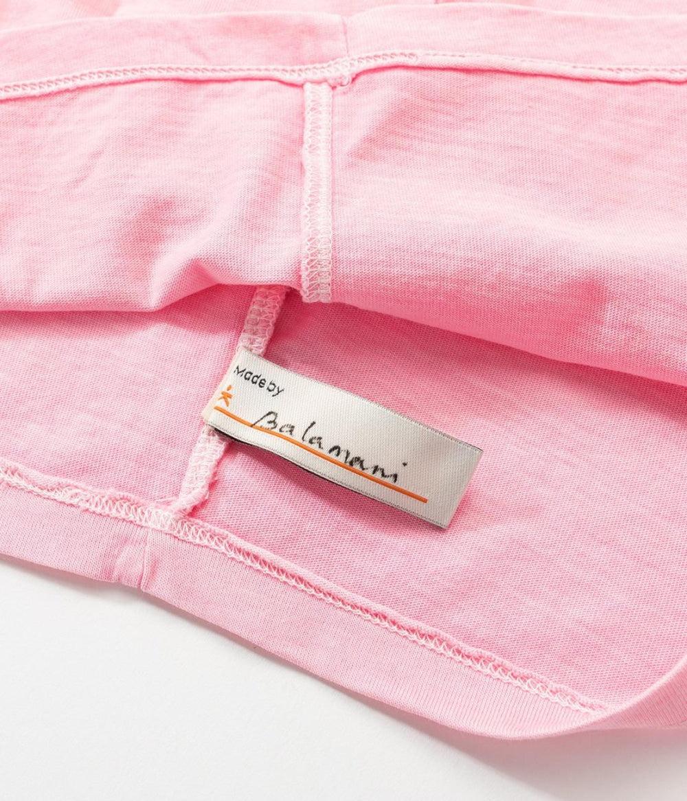 Pastel Cropped Tee - Pink - T-shirt