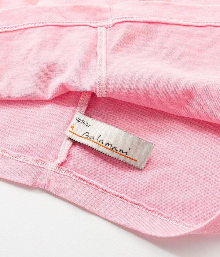 Pastel Cropped Tee - Pink - T-shirt