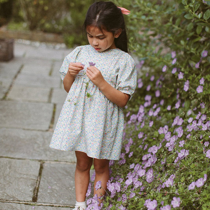 Kids Pat A Cake Dress - Astrid Niva Liberty Print