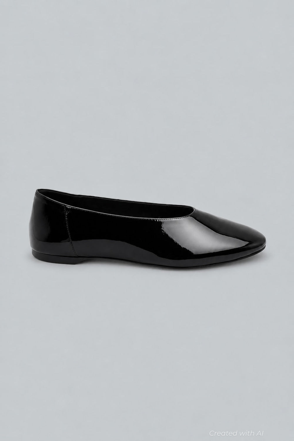 Patent Leather Ballerinas - Black - 6 - Flats