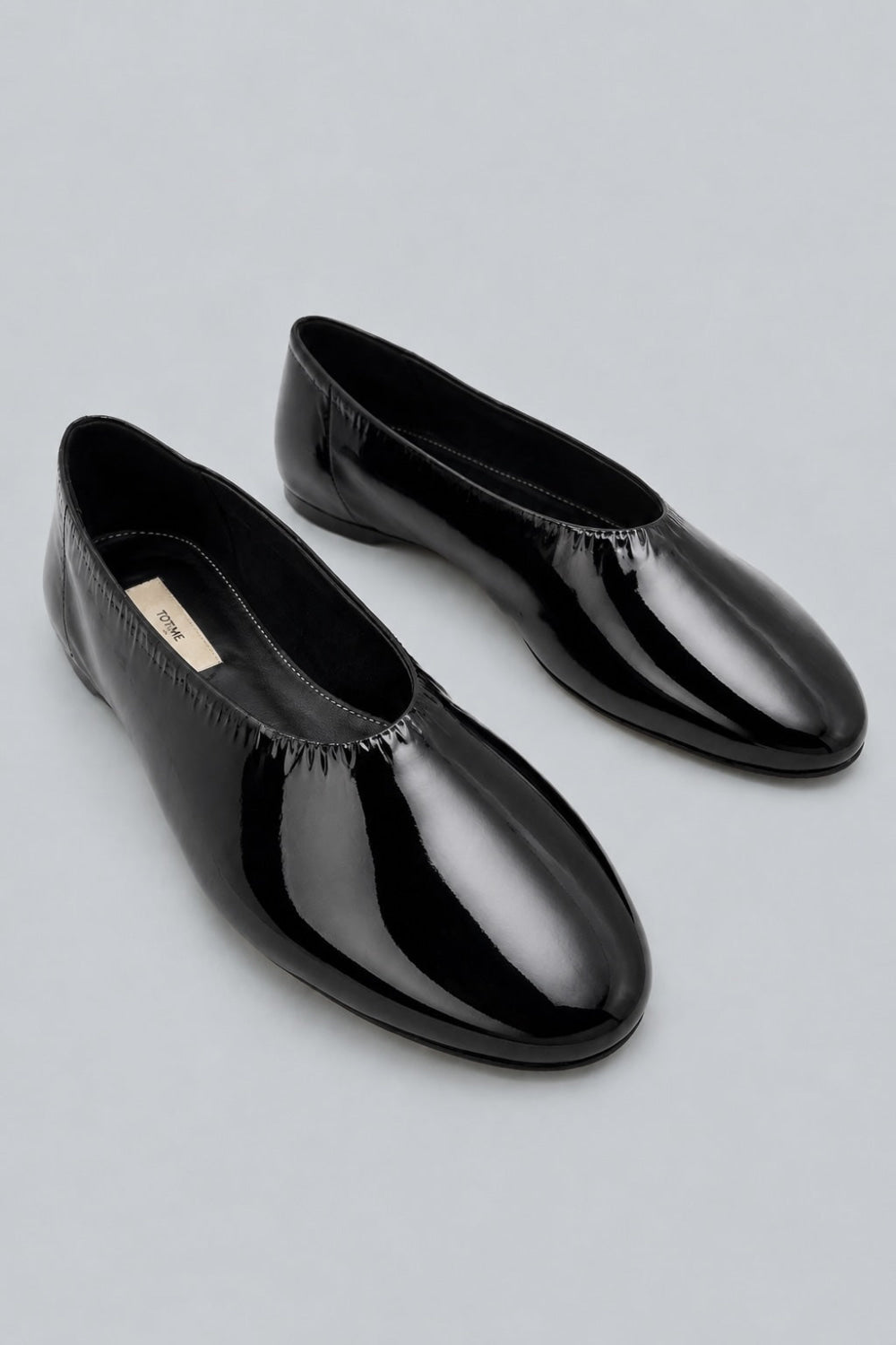Patent Leather Ballerinas - Black - 6 - Flats