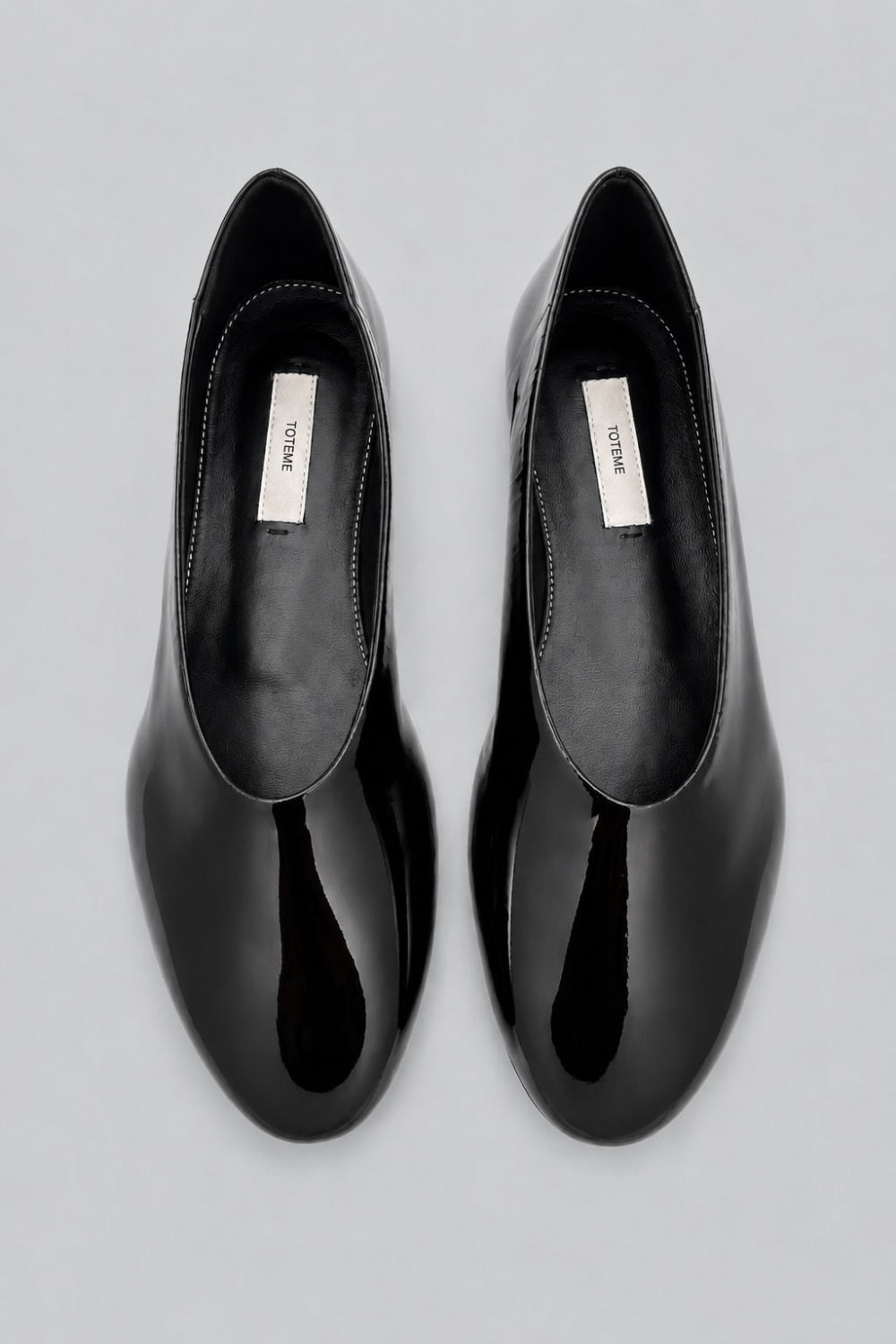 Patent Leather Ballerinas - Black - 6 - Flats