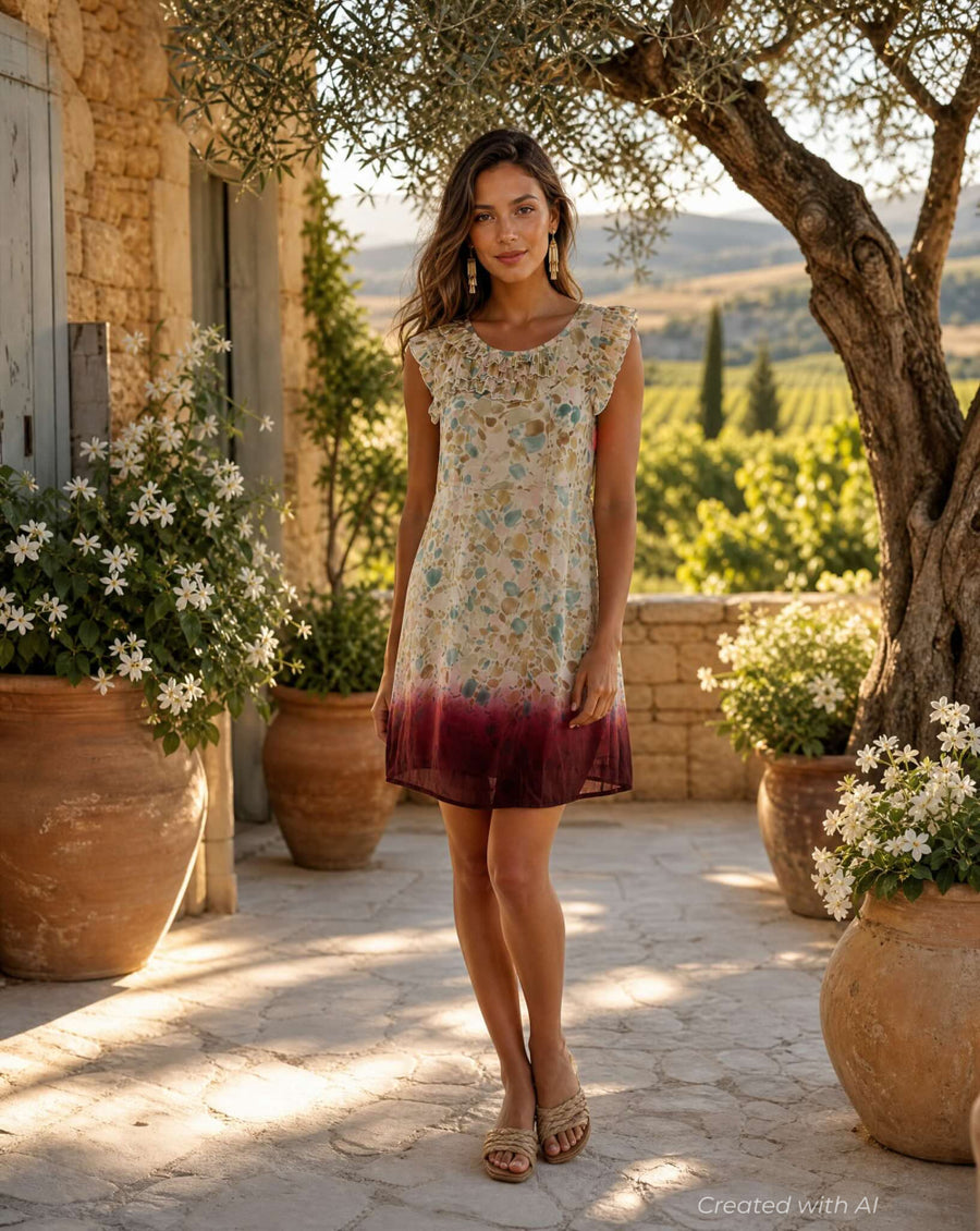 Patsy Dress - Ecru Combo - S - Dresses