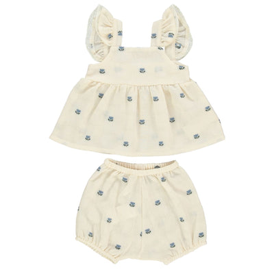 Lisa Baby Set Tulip Jacquard