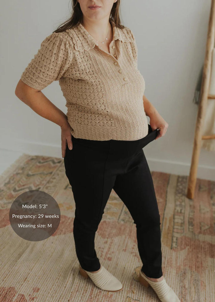 The Dressy Stretch Pant - Black