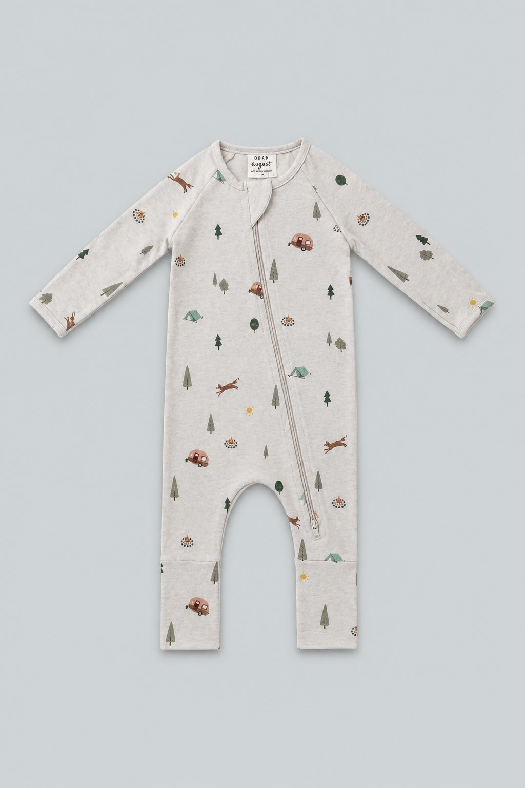 Modal Convertible Footy Pajamas - Camping