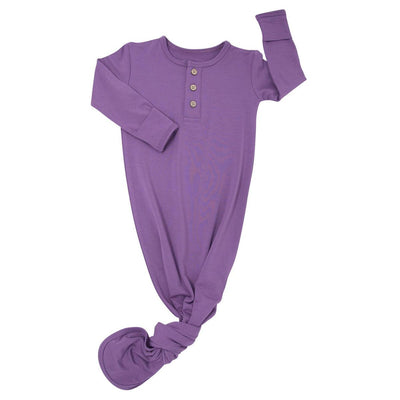 Knotted Gown - Grape Jelly