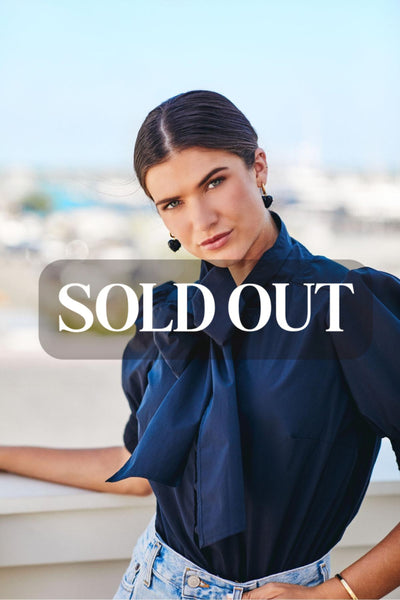 Peggy - Navy - Blouse
