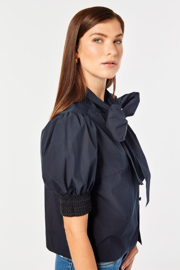 Peggy - Navy - Blouse