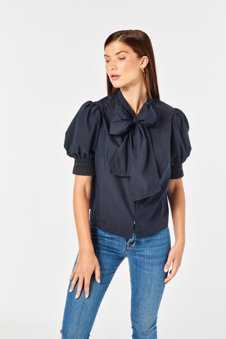 Peggy - Navy - Blouse